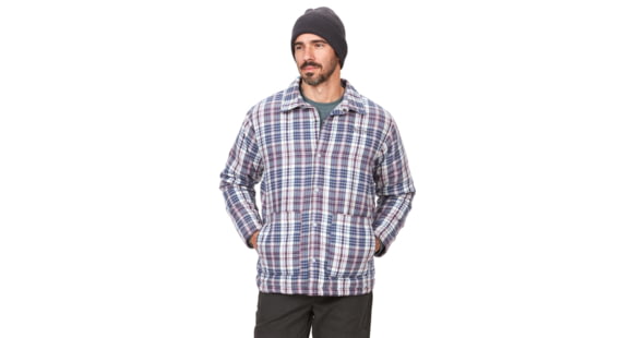 Marmot Lanigan Flannel Chore Coat - Men's, Sleet, 2XL, M13200-504-XXL