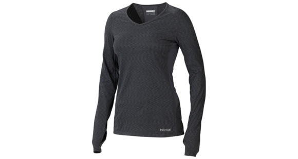 Marmot Lateral Long Sleeve Shirt - Women's-Dark Steel-Large, 785562098756