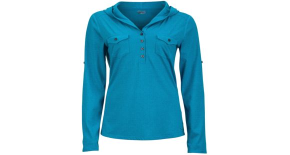 Marmot Laura Long Sleeve Shirt - Women's-Aqua Blue-Small, 268765