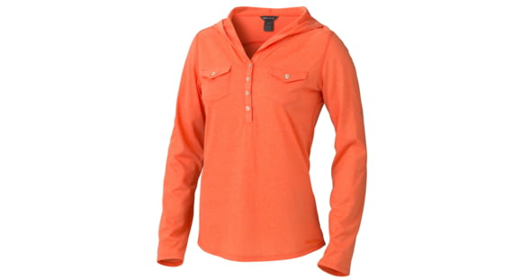 Marmot Laura Long Sleeve Shirt - Women's-Orange Coral-Medium, 785562662377