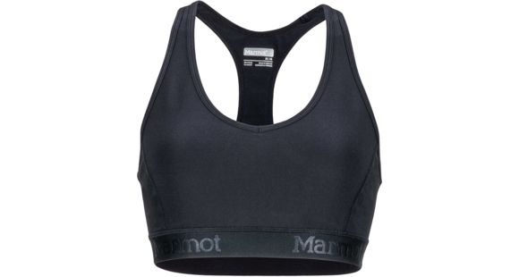 Marmot Layer Up Sportsbra - Women's-Black-X-Small