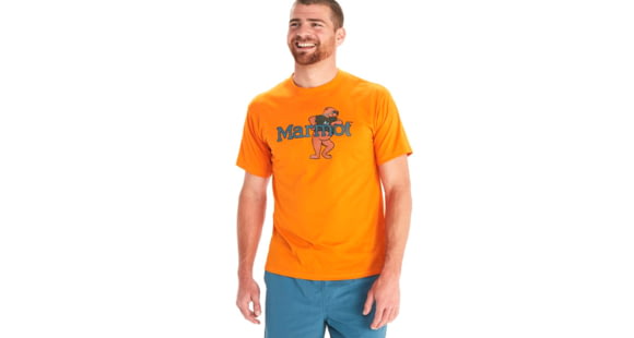 Marmot Leaning Marty Short Sleeve Tee - Mens, Orange Pepper, Extra Large, M14130-21524-XL