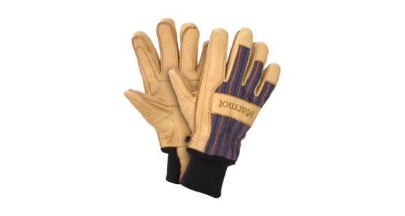 Marmot Lifty Glove - Men's-Tan/Electric Blue-Small