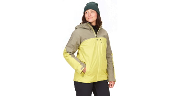 Marmot Lightray GORE-TEX Jacket - Women's, Extra Small, Vetiver/Limelight, M14603-21745-XS
