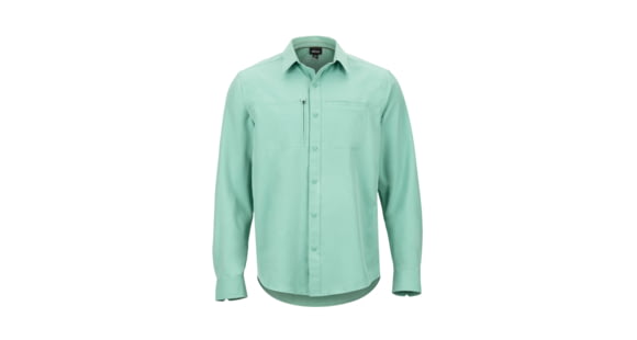 Marmot Lisgar Long Sleeve - Men's, Pond Green, Large, 42230-4570-L
