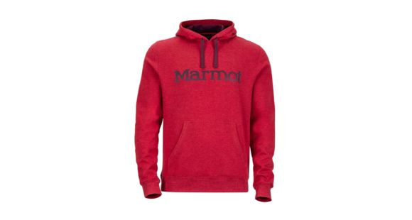 Marmot Logo Hoody - Men's, Auburn Heather, Extra Large, 53640-8483-XL