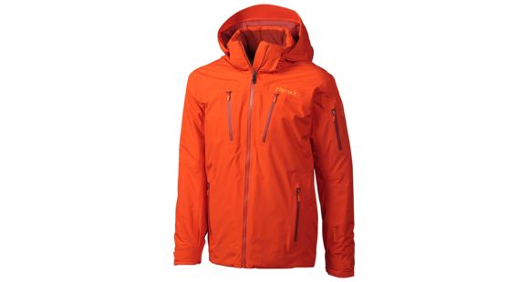 Marmot Mainline Jacket - Men's -Sunset Orange-Medium, SUNSET-ORANGE-MEDIUM
