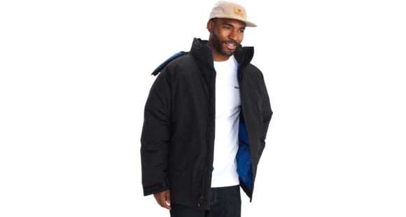 Marmot Mammoth GORE-TEX Parka - Men's, Black/Dark Azure, Extra Large, 91490-16493-XL