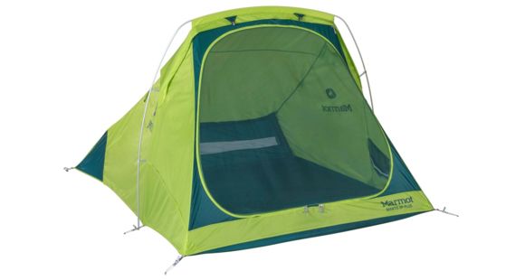 Marmot Mantis 2P Plus Tent, Macaw Green/Deep Teal, One Size, 39820-4953-ONE