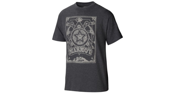 Marmot Marmoganda Tee - Men's-Charcoal Heather-XX-Large