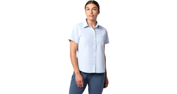 Marmot AirExchange UPF 40 Novelty Short Sleeve Shirt -Women's, Vapor, Small, 195115384265