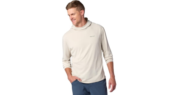 Marmot AirExchange UPF 50 Hoody -Men's, Birch Bark, Medium, 195115381219