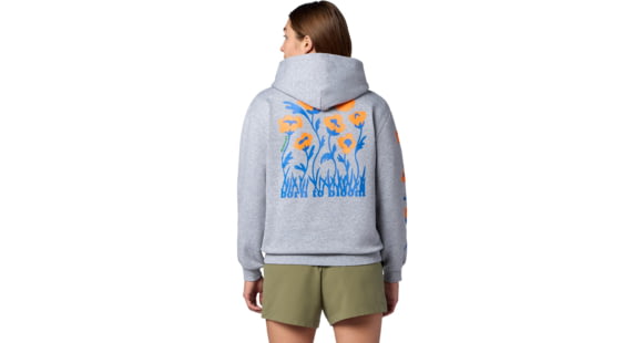 Marmot Born to Bloom Hoody -Women's, Grey Heather, Small, 195115397043
