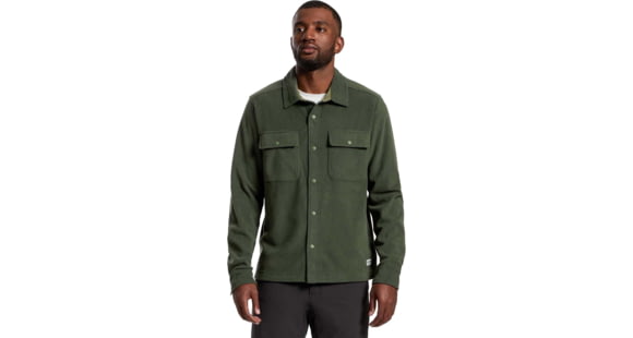 Marmot Felton Fleece Long Sleeve Shirt - Men's, Olive Grove Heather, Extra Large, 195115370244
