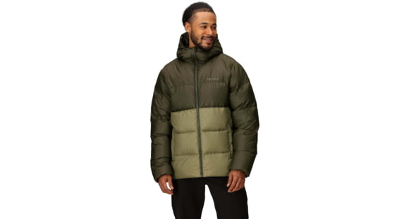 Marmot Guides Down Hoody - Men's, Rosin Green/Olive Grove, Extra Large, 195115339678