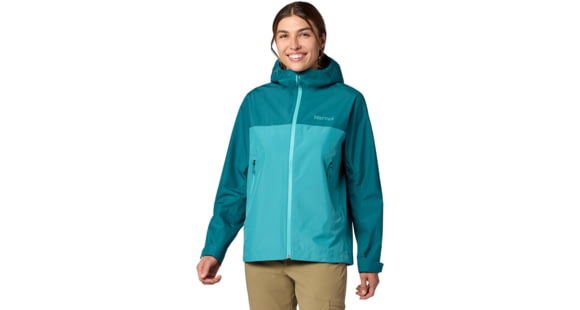 Marmot Minimalist Pertex Jacket -Women's, Emerald Blue/Galapagos Blue, Medium, 195115382827