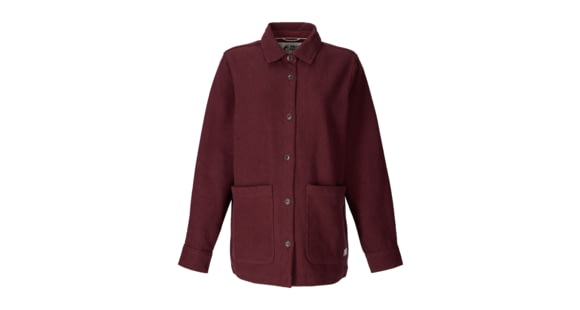 Marmot Pinecrest Heavyweight Flannel Overshirt - Women's, Soft Oxblood Twill, Medium, 195115421618