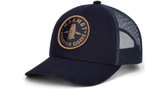 Marmot Retro Trucker Hat, Nightfall Navy, One Size, 195115380304