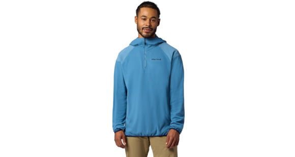 Marmot Rockbound Fleece Hoody -Men's, Summer Storm, Large, 195115391256