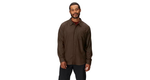 Marmot Rush Creek Lightweight Flannel Long Sleeve Shirt - Men's, Hickory Nut Plaid, Small, 195115421748