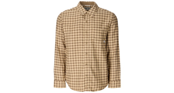 Marmot Rush Creek Lightweight Flannel Long Sleeve Shirt - Men's, Rustic Khaki Plaid, Small, 195115421946