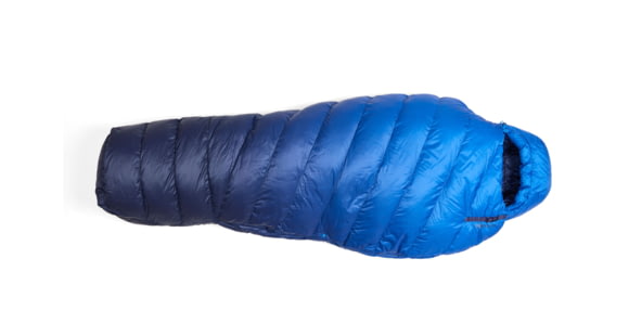 Marmot Wraptor 15 Down Sleeping Bag, Clear Blue/Arctic Navy, Long, 195115407971