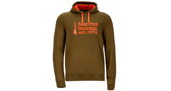 Marmot Men's 74 Hoody, Chamois Heather, L, 59130-7940-L