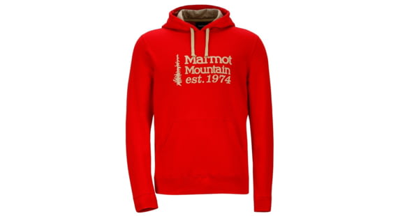 Marmot Men's 74 Hoody, Team Red, XL, 59130-6278-Team Red-XL