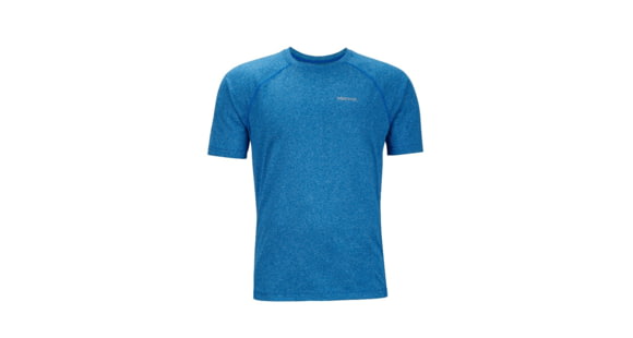 Marmot Men's Accelerate Short Sleeve, New True Blue Heather, XXL, 53550-3864-XXL