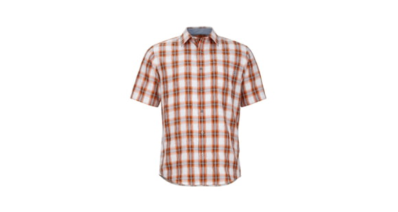 Marmot Men's Bay View Short Sleeve, Alpenglow, M, 53750-9412-Alpenglow-M