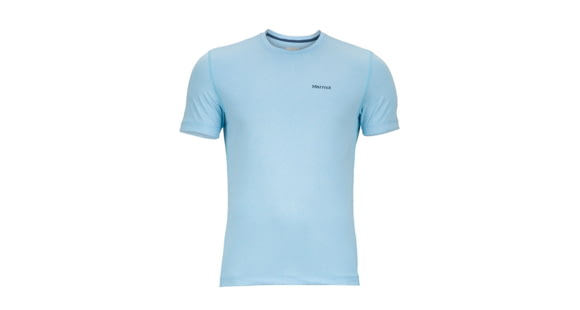 Marmot Conveyor Tee Short Sleeve - Mens, Light Blue Heather, XXL, 51820-8555-XXL