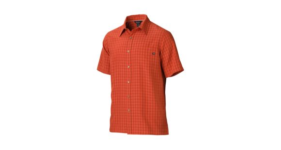 Marmot Eldridge Short Sleeve Shirt - Men's, Rusted Orange, Large, 62220-RUSTED ORANGE-L