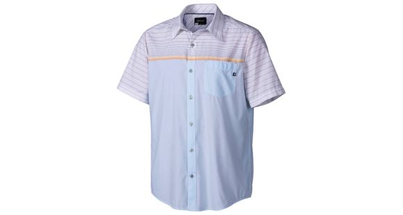 Marmot Hamilton Short Sleeve - Men's-Crystal Blue-Small, 51180-CRYSTAL BLUE-S