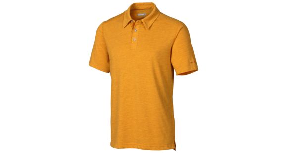 Marmot Wallace Polo Short Sleeve Shirt - Men's-Mustard Yellow-X-Large, 63390-MUSTARD YELLOW-XL