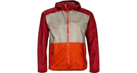 Marmot Mica Jacket - Men's-Light Khaki/Brick-X-Large