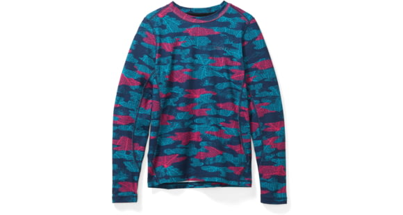 Marmot Midweight Harrier Crew - Boys, Arctic Navy Haze Camo, Large, 10480-1984-L