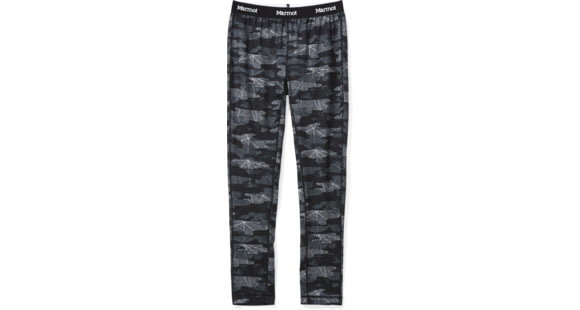 Marmot Midweight Harrier Tight - Boys, Black Haze Camo, Large, 10490-860-L