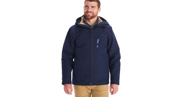 Marmot Minimalist GORE-TEX Component 3-in-1 Jacket - Men's, Arctic Navy/Shetland, Large, 31530-20701-L