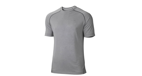 Marmot Mistral Short Sleeve Tee - Men's-Steel Heather-Large, 51510-STEEL HEATHER-L