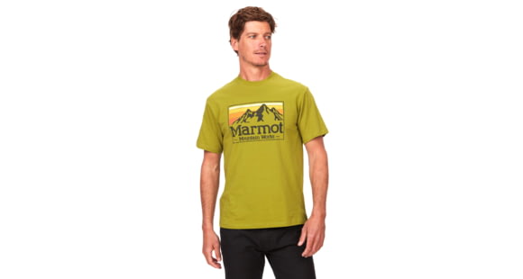 Marmot MMW Gradient Short Sleeve Tee - Men's, Cilantro, Large, M14823-4440-L