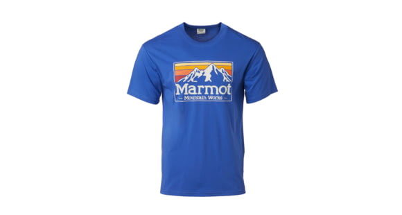 Marmot MMW Gradient Short Sleeve Tee - Men's, Trail Blue, Extra Large, M14823-21538-XL
