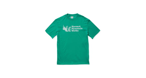 Marmot MMW Short Sleeve T-Shirts - Men's, Clover, Large, M15593-23095-L