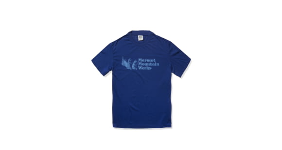 Marmot MMW Short Sleeve T-Shirts - Men's, Twilight Blue, Medium, M15593-23091-M