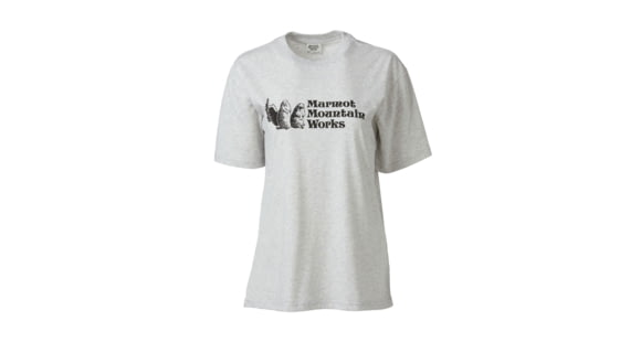 Marmot MMW Short Sleeve Tee - Women's, Light Grey Heather, Medium, M15694-8626-M