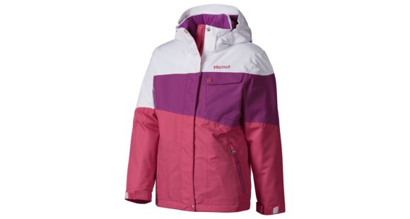 DEMO, Marmot Moonstruck Jacket - Girl's-Pink Rock/Beet Purple-Medium, 267787002192