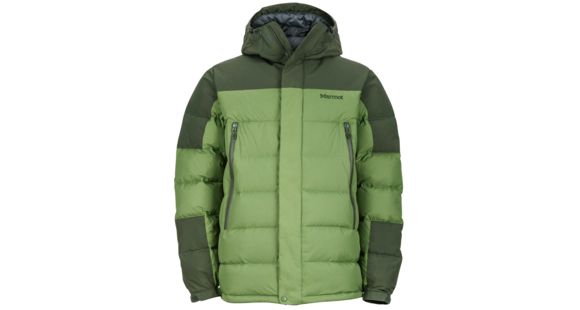 Marmot Mountain Down Jacket - Men's-Alpine Green/Winter Pine-Small, 889169123573