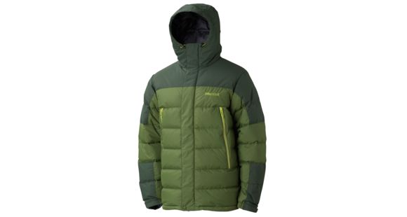 Marmot Mountain Down Jacket - Men's-Greenland/Midnight Forest-Medium, 72330-GREENLAND/MIDNIGHT FOREST-M
