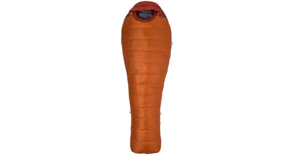Marmot Never Summer Sleeping Bag, Tangelo/Auburn, Reg 6ft0in/Left Zip, 29920-9911-LZ