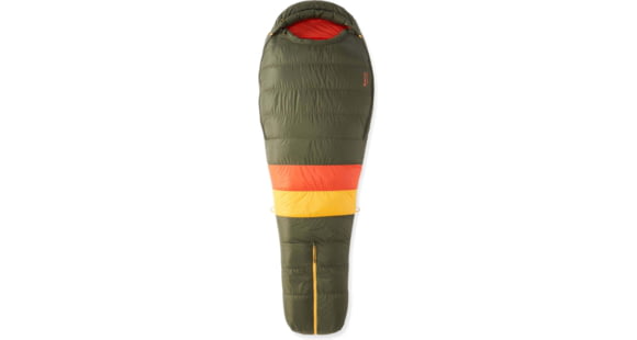 Marmot Never Winter Sleeping Bags - Men's, Nori/Red Sun, Dual-Zip, Long, M12783-19627-DZ