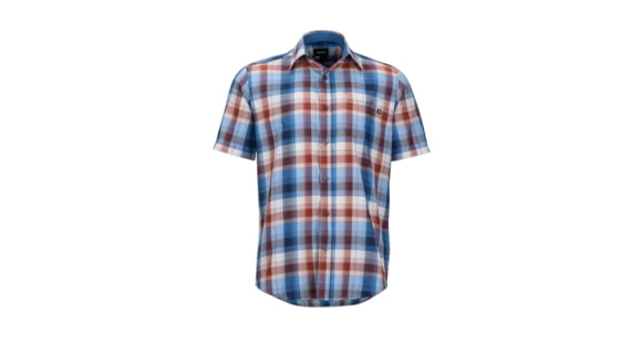 Marmot Notus Short Sleeve Shirt - Men's, Varsity Blue, 2XL, 44350-3488-XXL